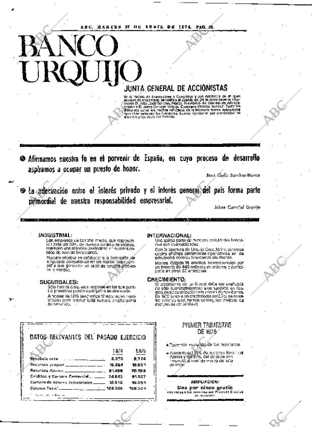 ABC MADRID 27-04-1976 página 68