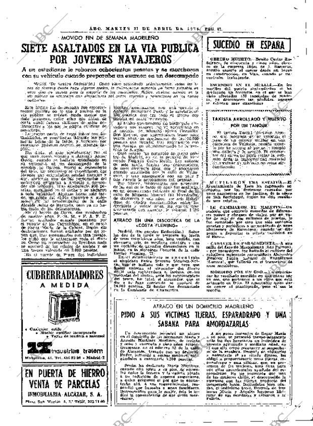 ABC MADRID 27-04-1976 página 83