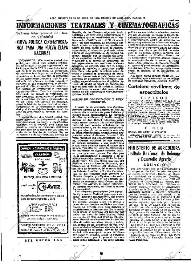 ABC SEVILLA 28-04-1976 página 69