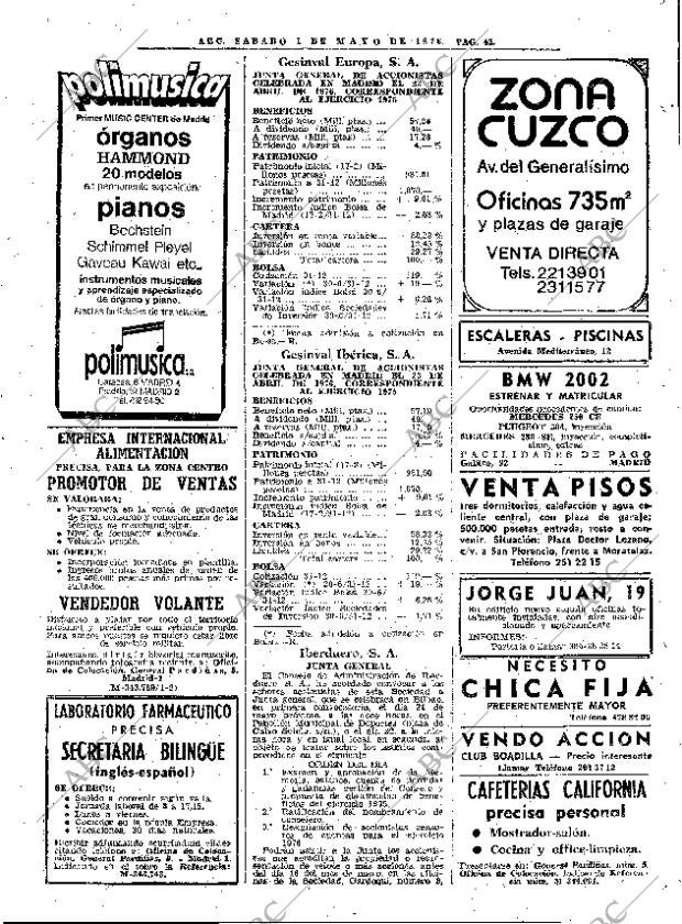 ABC MADRID 01-05-1976 página 49