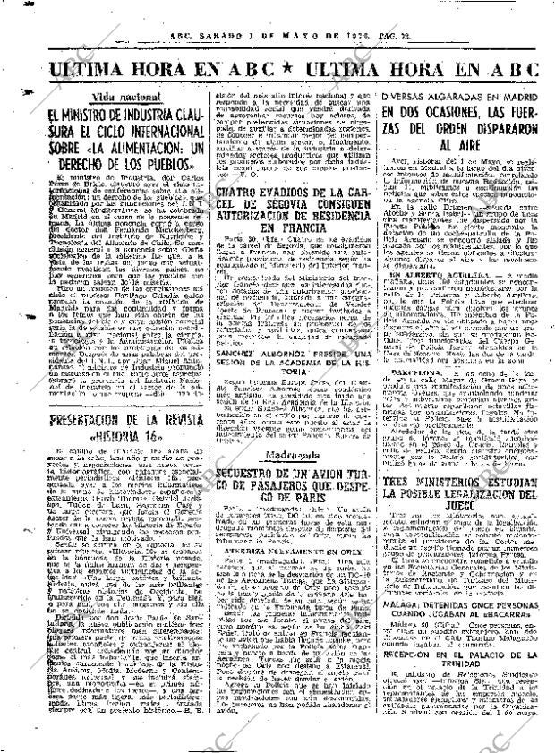 ABC MADRID 01-05-1976 página 78