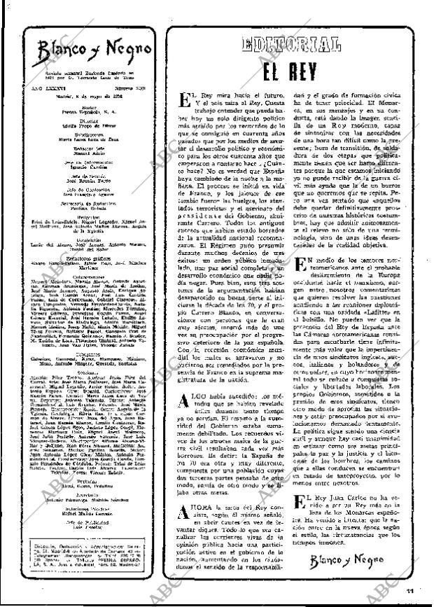 BLANCO Y NEGRO MADRID 08-05-1976 página 11