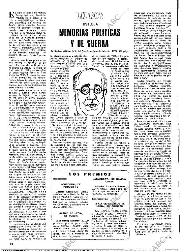 BLANCO Y NEGRO MADRID 08-05-1976 página 64