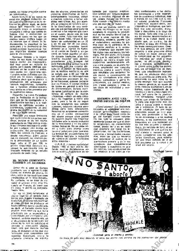 BLANCO Y NEGRO MADRID 08-05-1976 página 74