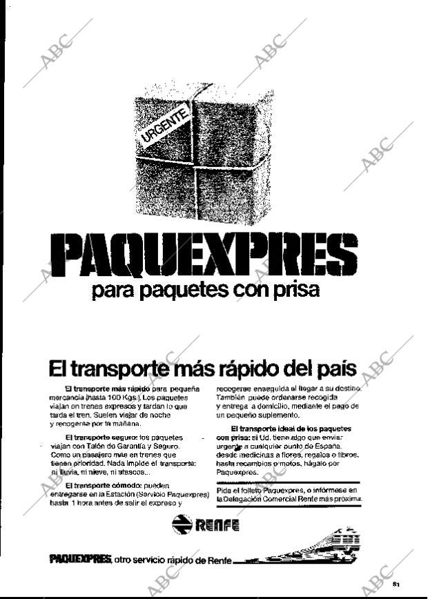 BLANCO Y NEGRO MADRID 08-05-1976 página 81