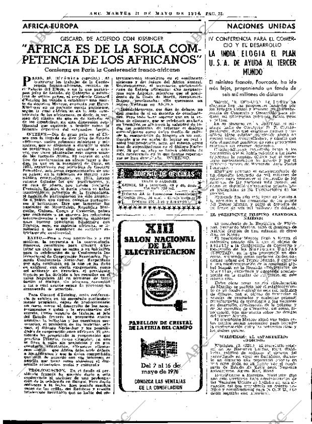 ABC MADRID 11-05-1976 página 51