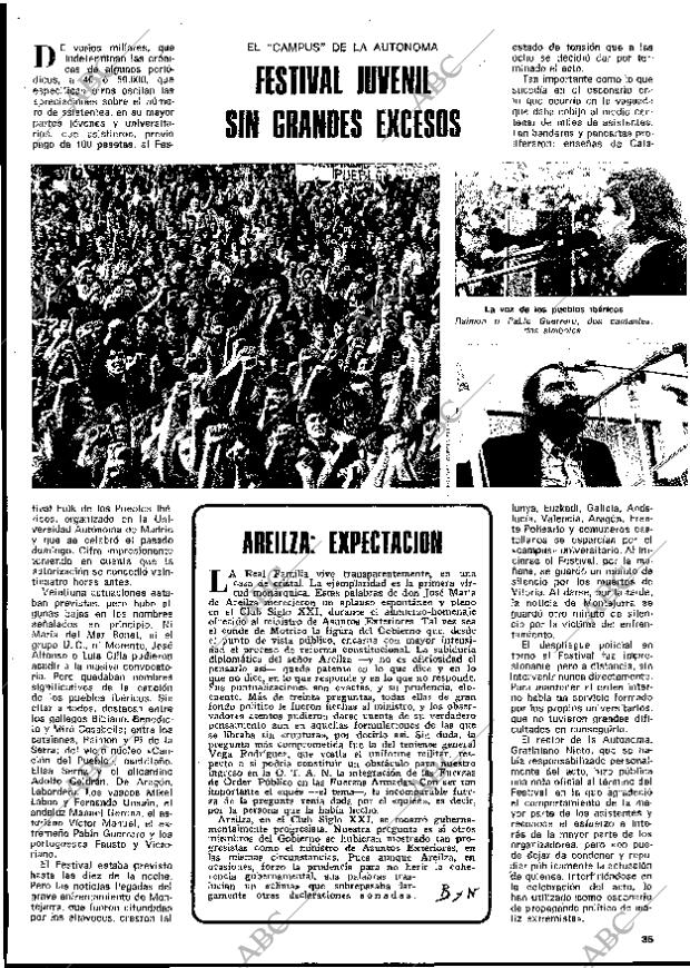 BLANCO Y NEGRO MADRID 15-05-1976 página 35