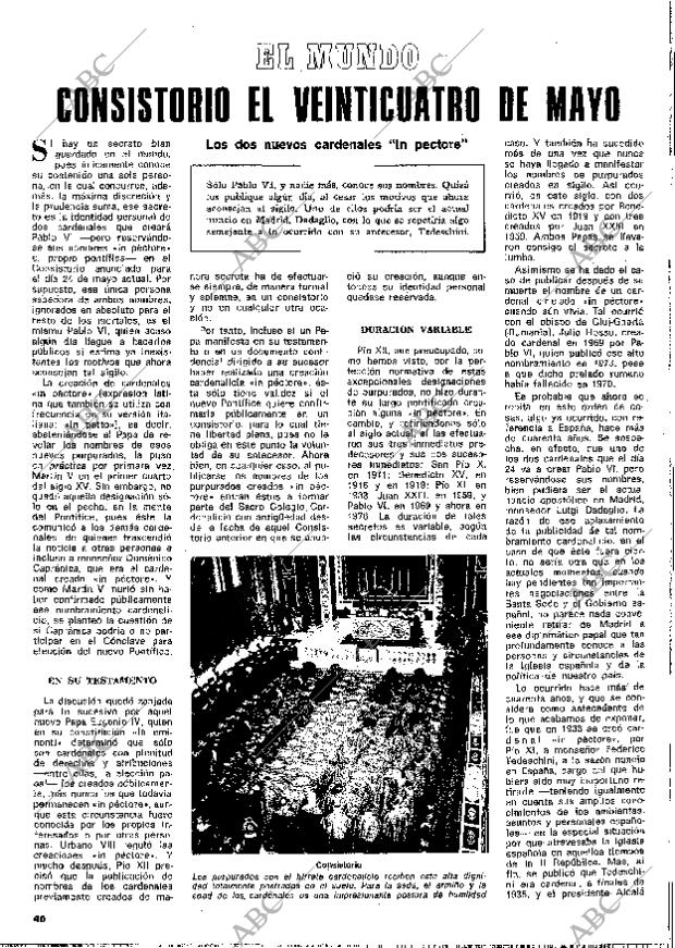 BLANCO Y NEGRO MADRID 15-05-1976 página 40