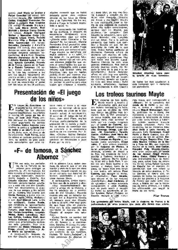 BLANCO Y NEGRO MADRID 15-05-1976 página 61