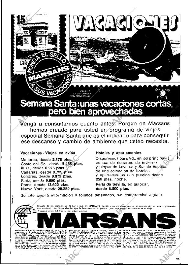 BLANCO Y NEGRO MADRID 15-05-1976 página 75