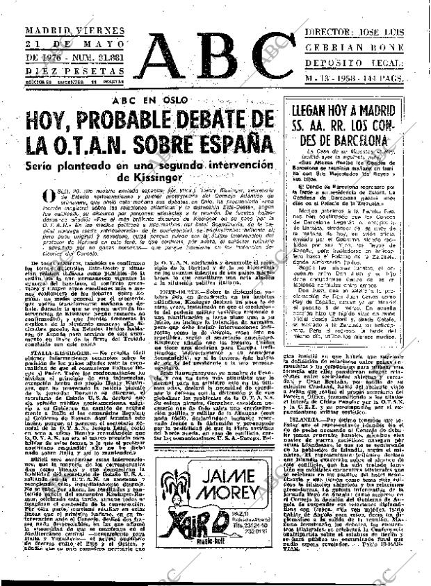 ABC MADRID 21-05-1976 página 25