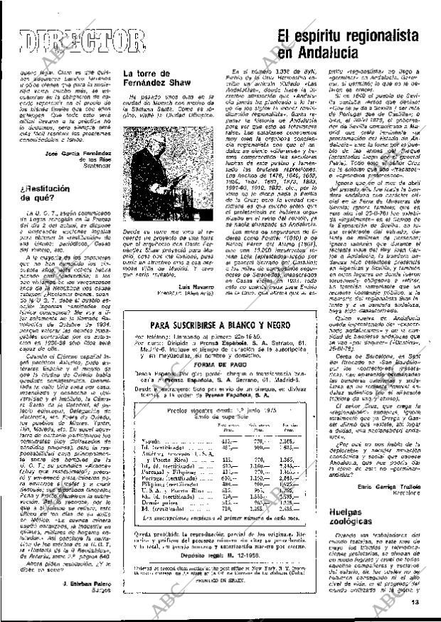 BLANCO Y NEGRO MADRID 22-05-1976 página 13
