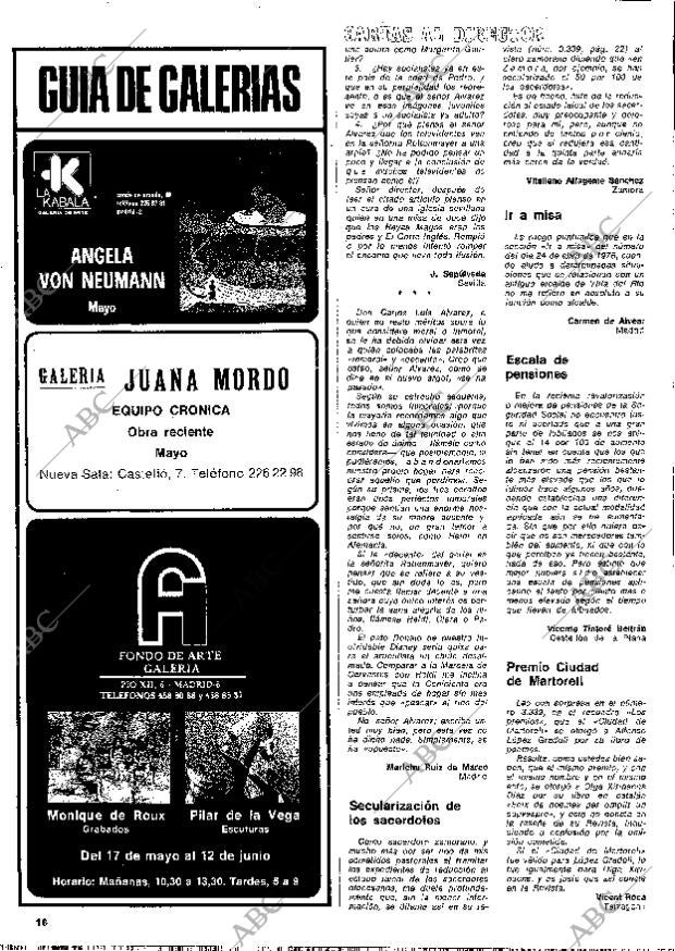 BLANCO Y NEGRO MADRID 22-05-1976 página 16