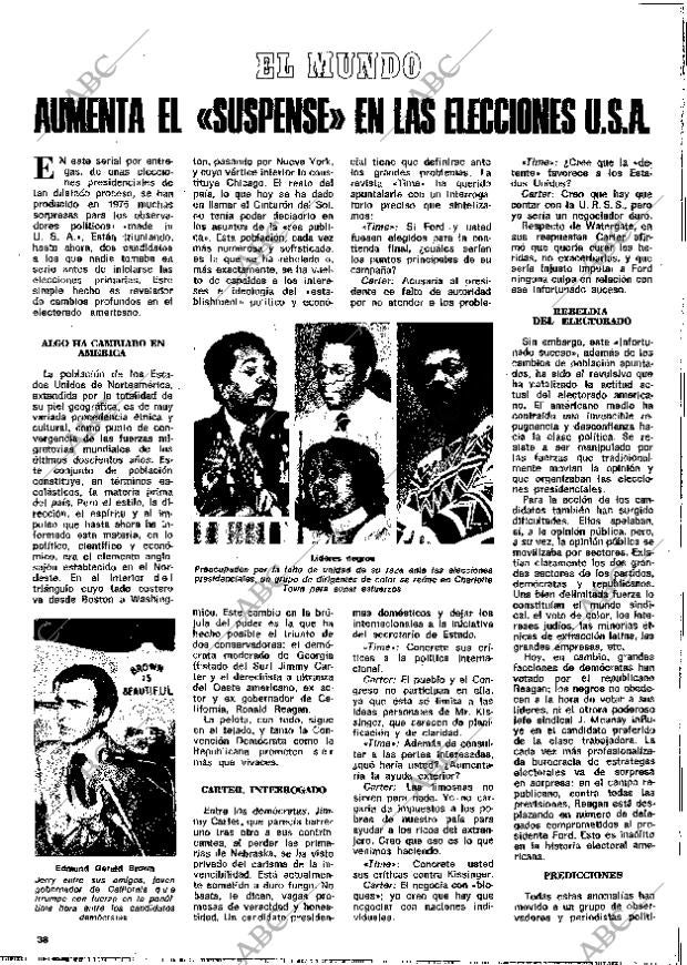 BLANCO Y NEGRO MADRID 22-05-1976 página 38