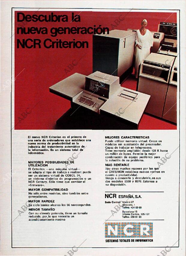 BLANCO Y NEGRO MADRID 22-05-1976 página 54