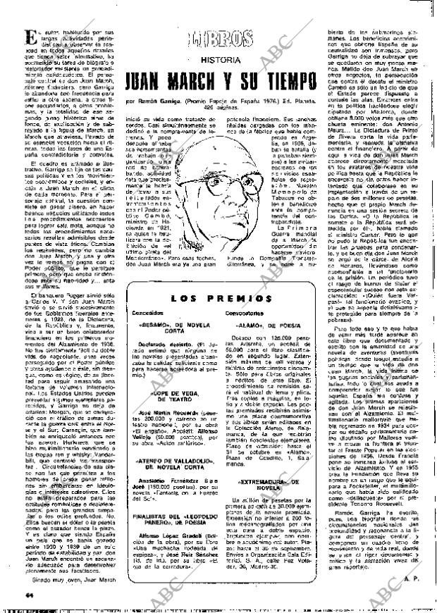 BLANCO Y NEGRO MADRID 22-05-1976 página 64
