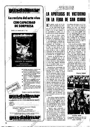 BLANCO Y NEGRO MADRID 22-05-1976 página 70