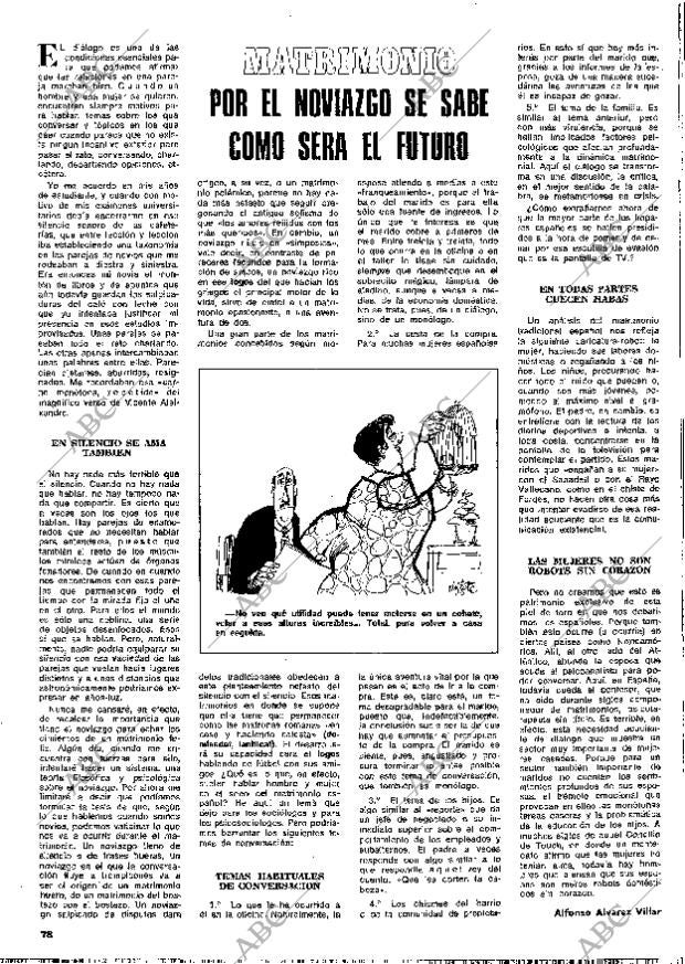 BLANCO Y NEGRO MADRID 22-05-1976 página 78