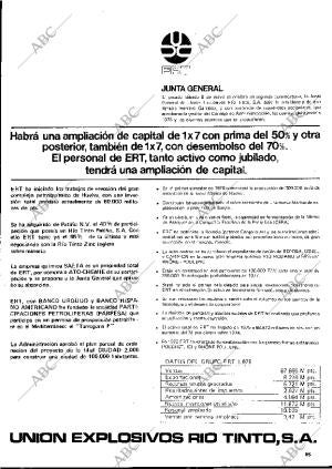 BLANCO Y NEGRO MADRID 22-05-1976 página 85