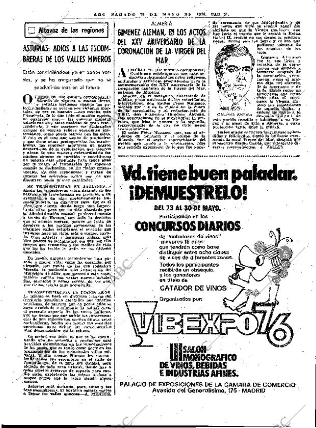 ABC MADRID 29-05-1976 página 47