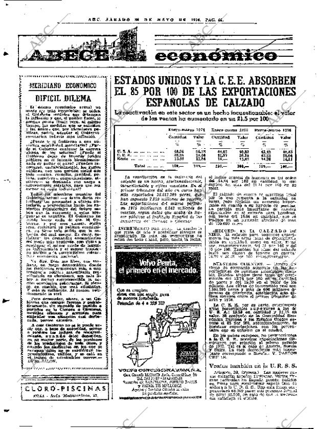 ABC MADRID 29-05-1976 página 62