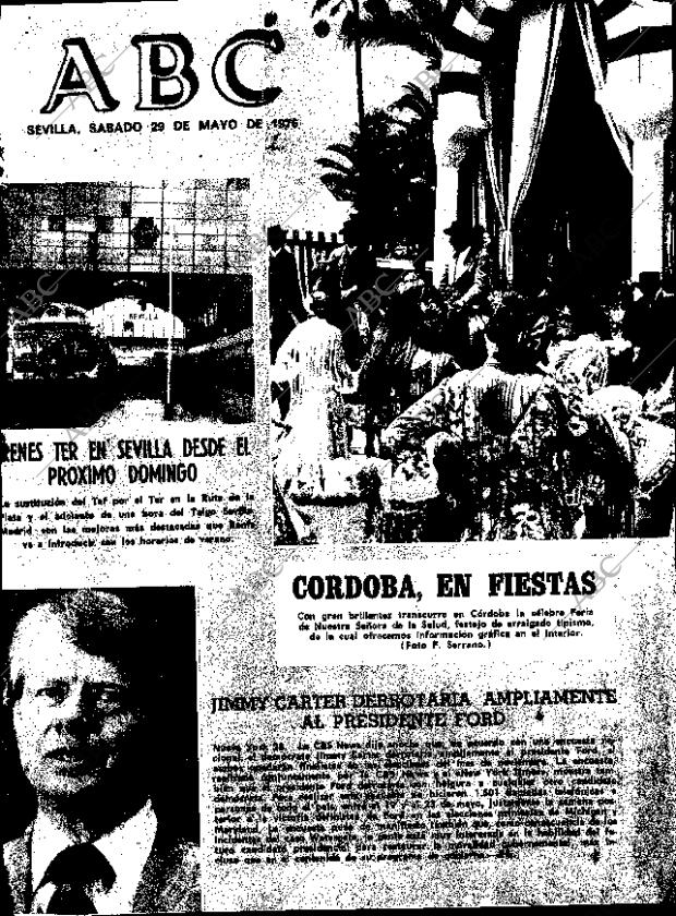 ABC SEVILLA 29-05-1976 página 1