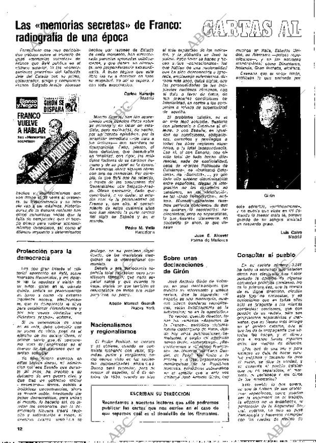 BLANCO Y NEGRO MADRID 29-05-1976 página 12