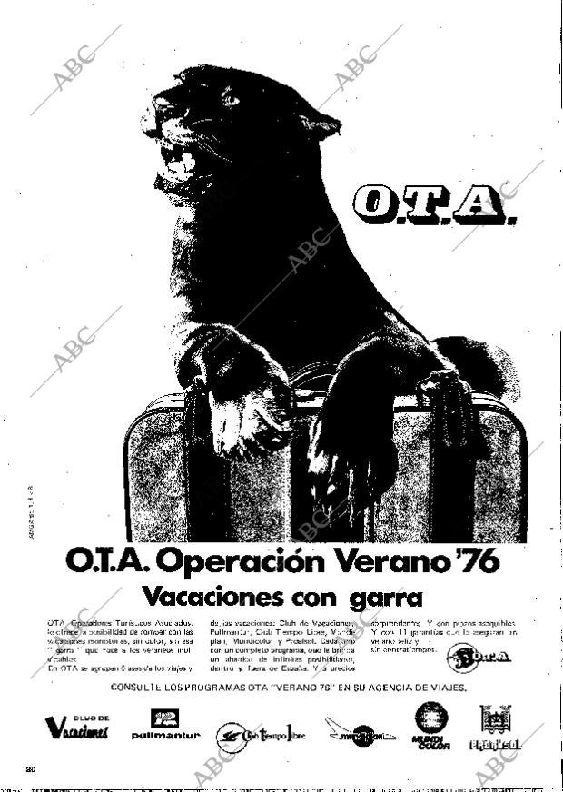 BLANCO Y NEGRO MADRID 29-05-1976 página 20