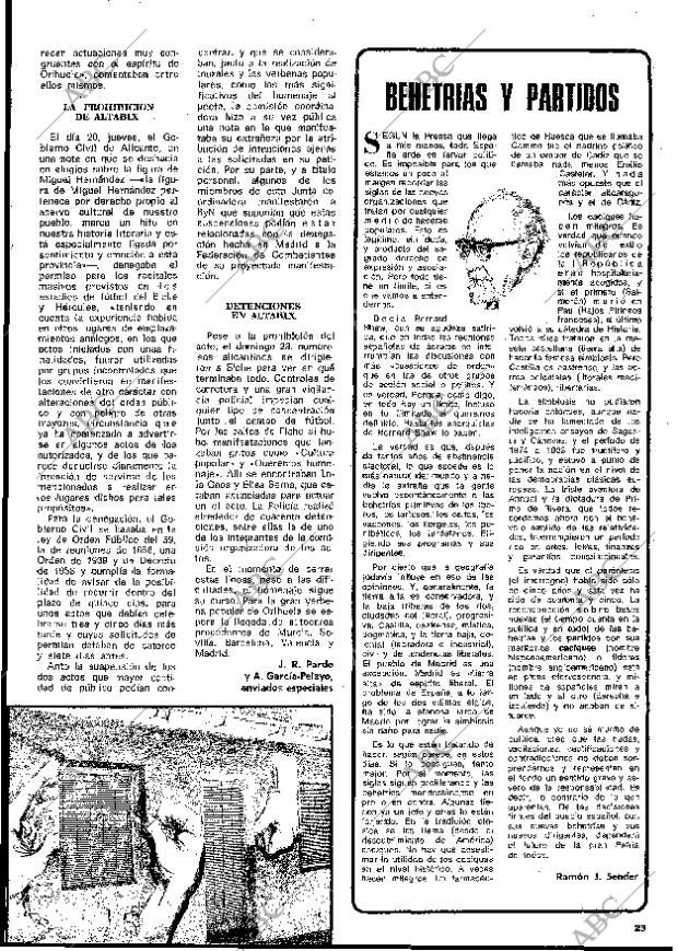 BLANCO Y NEGRO MADRID 29-05-1976 página 23