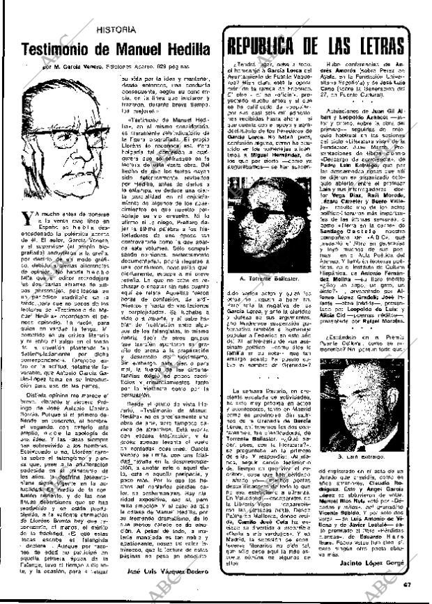 BLANCO Y NEGRO MADRID 29-05-1976 página 67