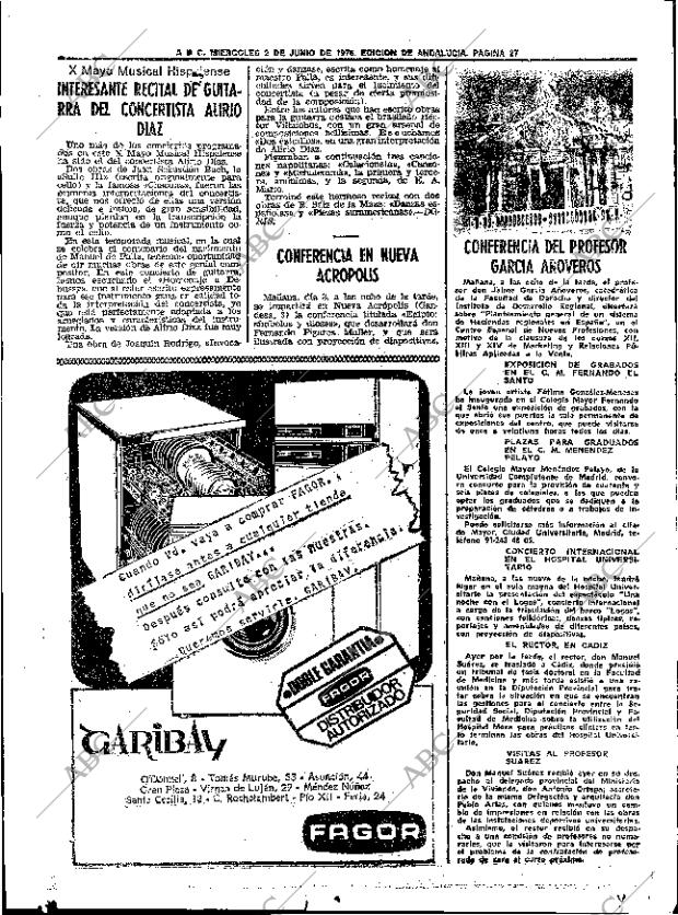 ABC SEVILLA 02-06-1976 página 57