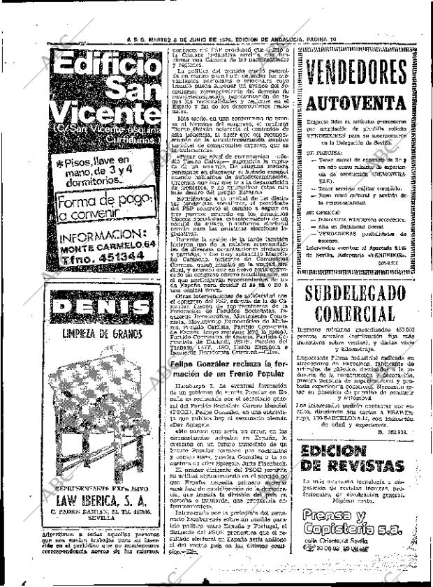 ABC SEVILLA 08-06-1976 página 40