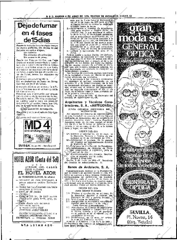 ABC SEVILLA 08-06-1976 página 92
