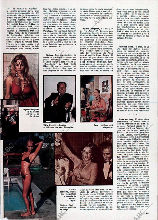 BLANCO Y NEGRO MADRID 12-06-1976 página 49