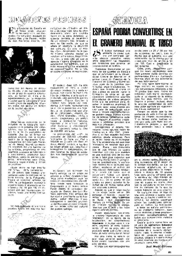 BLANCO Y NEGRO MADRID 12-06-1976 página 81