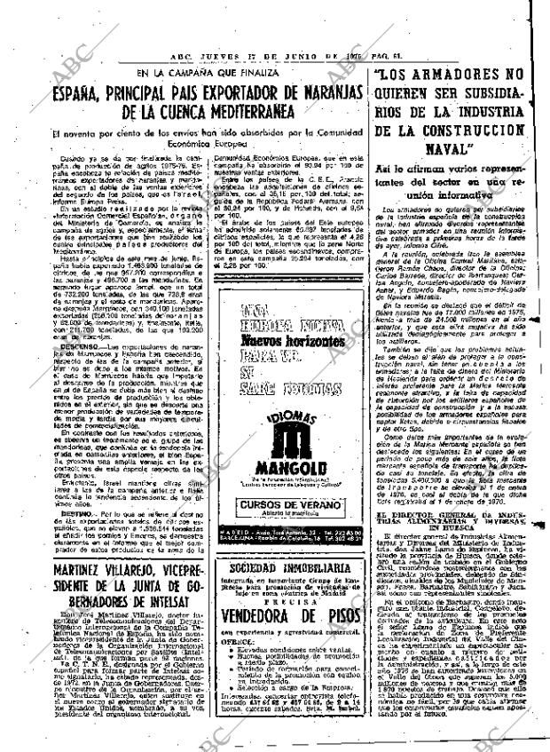 ABC MADRID 17-06-1976 página 67