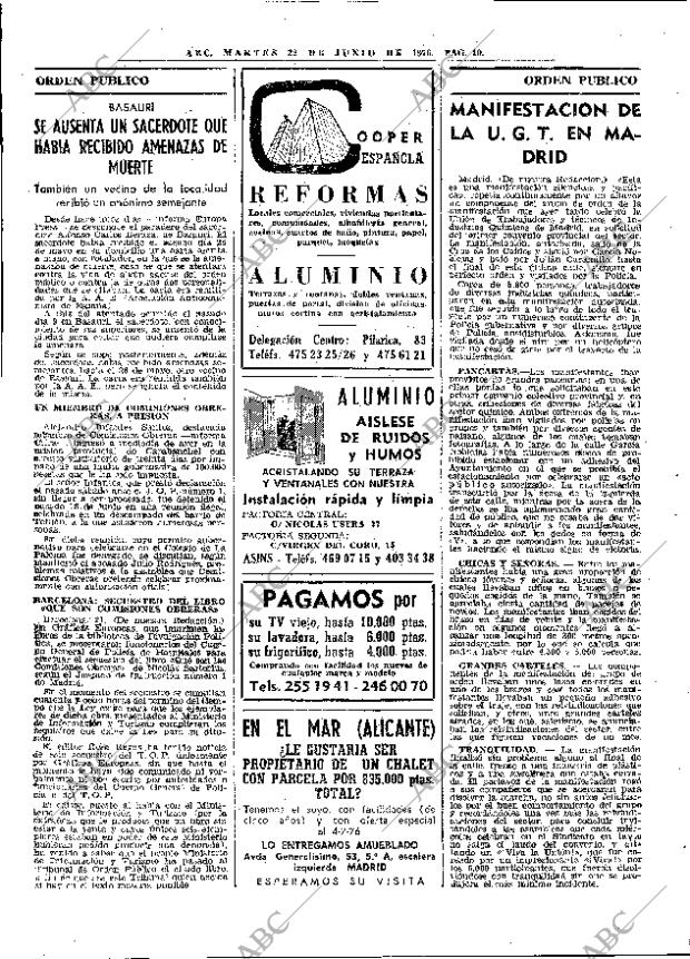 ABC MADRID 22-06-1976 página 34