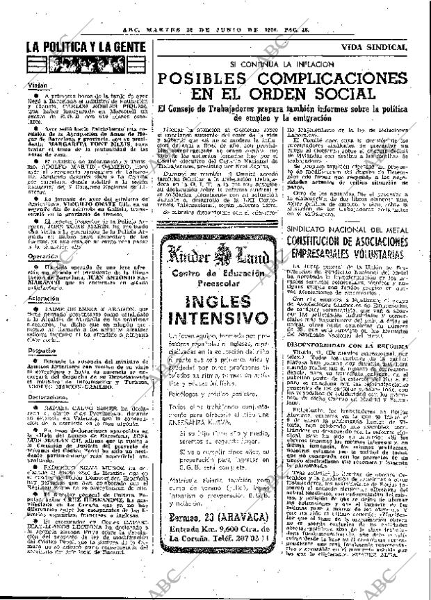 ABC MADRID 22-06-1976 página 39
