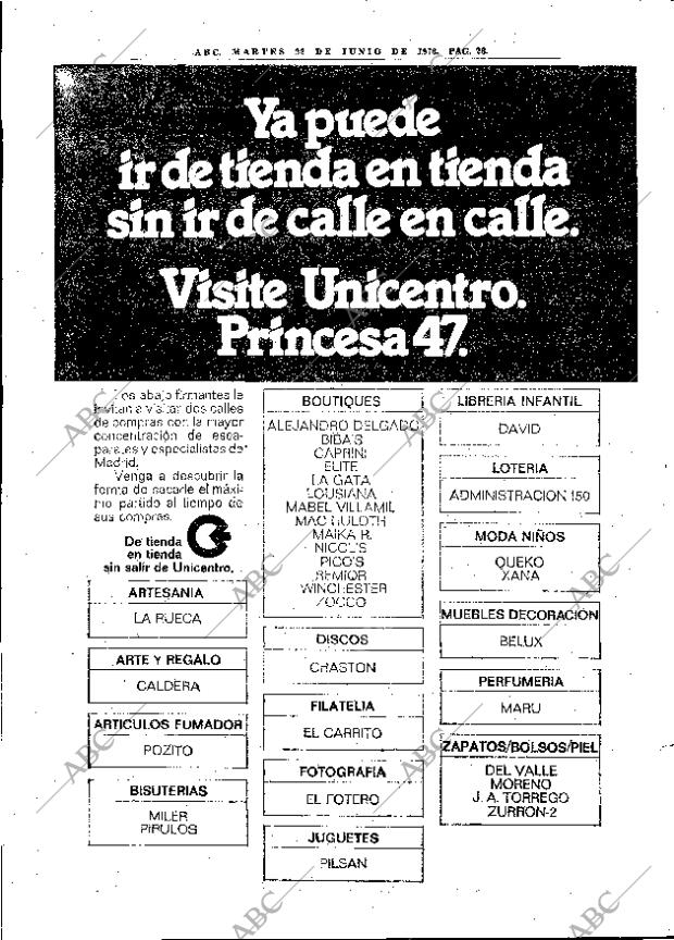 ABC MADRID 22-06-1976 página 52