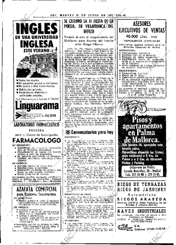 ABC MADRID 22-06-1976 página 68