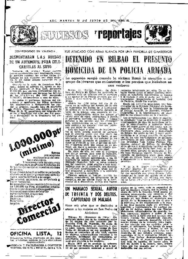 ABC MADRID 22-06-1976 página 92