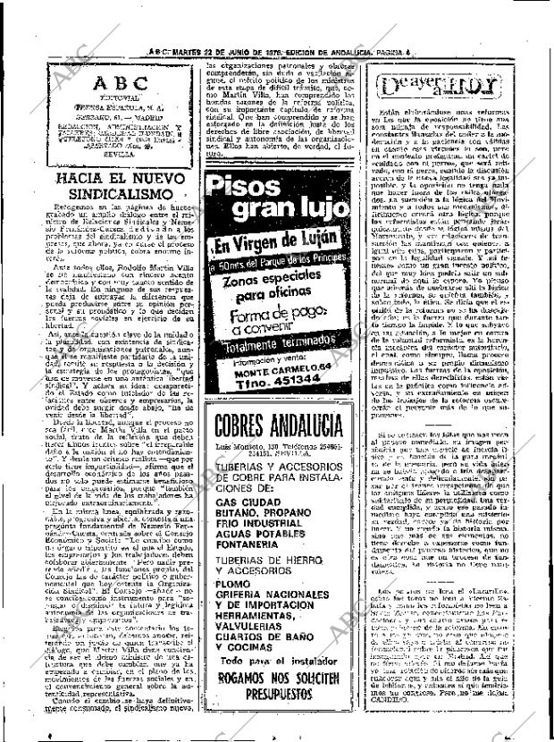 ABC SEVILLA 22-06-1976 página 34