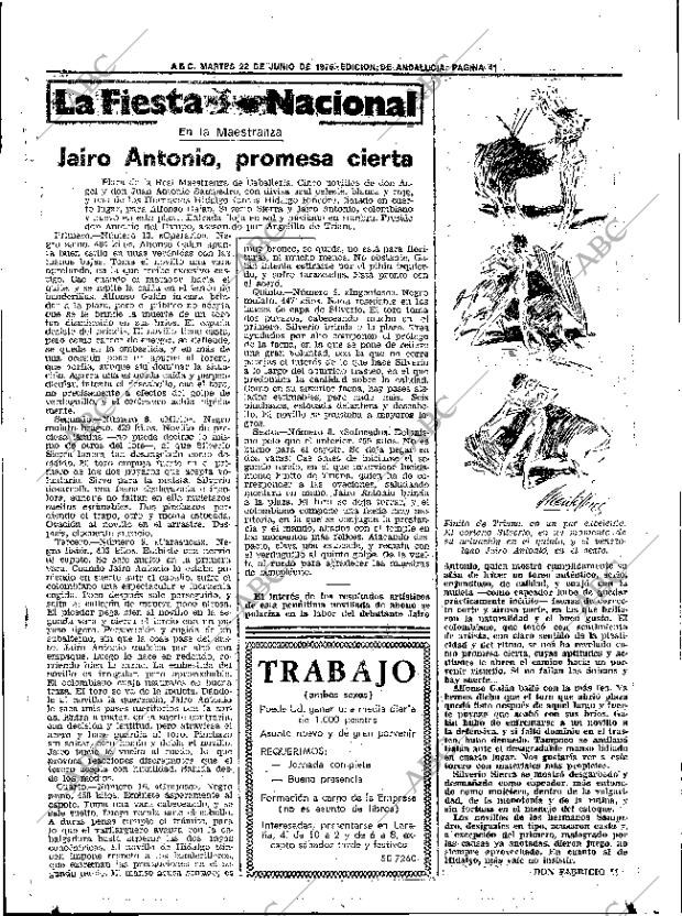 ABC SEVILLA 22-06-1976 página 71