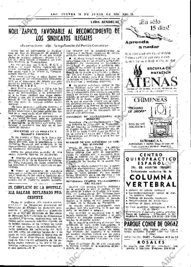 ABC MADRID 24-06-1976 página 31