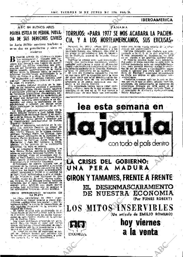 ABC MADRID 25-06-1976 página 41