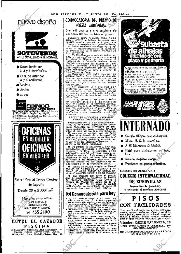 ABC MADRID 25-06-1976 página 56