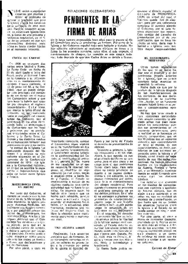 BLANCO Y NEGRO MADRID 26-06-1976 página 23