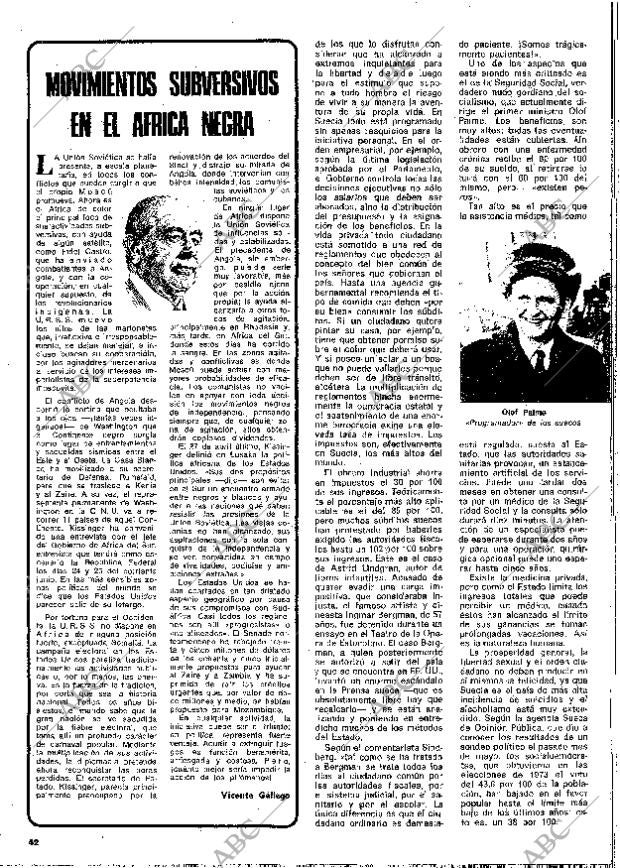 BLANCO Y NEGRO MADRID 26-06-1976 página 42