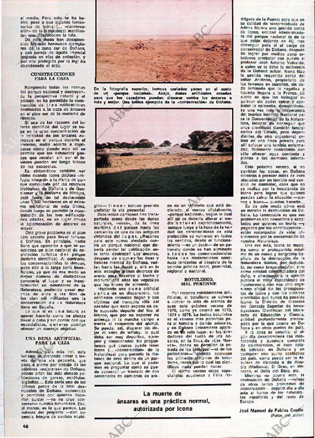 BLANCO Y NEGRO MADRID 26-06-1976 página 46