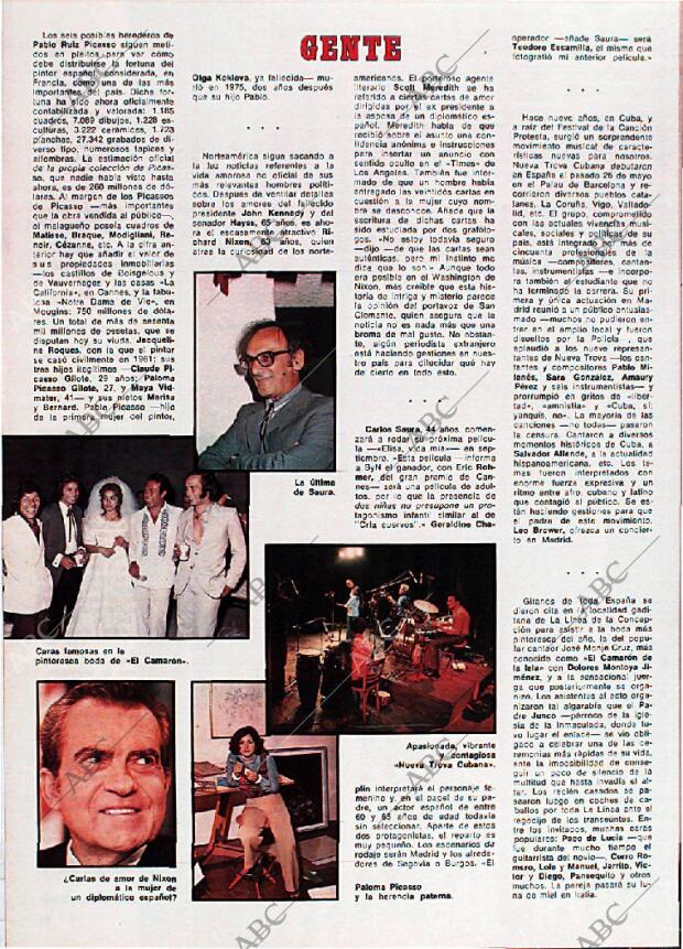 BLANCO Y NEGRO MADRID 26-06-1976 página 54